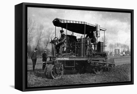 Agriculture German Tractor with Oil-Brothers Seeberger-Framed Premier Image Canvas