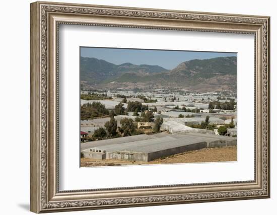 Agriculture under Plastic, Anamur Plain, Taurus Coast-Tony Waltham-Framed Photographic Print