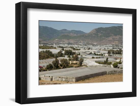 Agriculture under Plastic, Anamur Plain, Taurus Coast-Tony Waltham-Framed Photographic Print