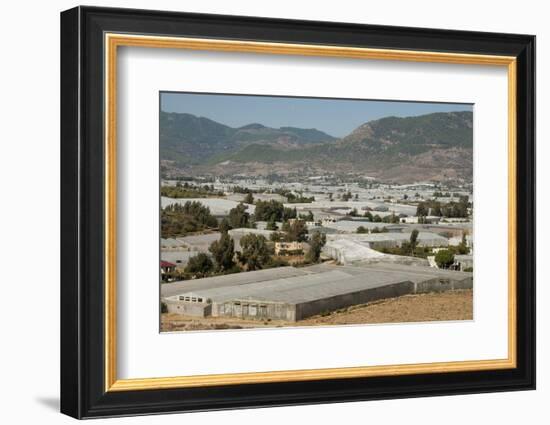 Agriculture under Plastic, Anamur Plain, Taurus Coast-Tony Waltham-Framed Photographic Print