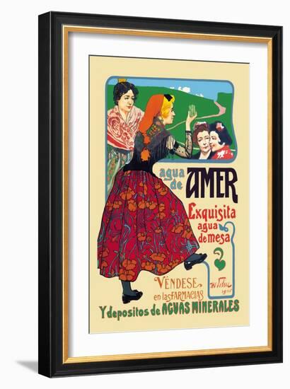 Agua de Amer: Exquisita Agua de Mesa-Mary Wright Jones-Framed Art Print