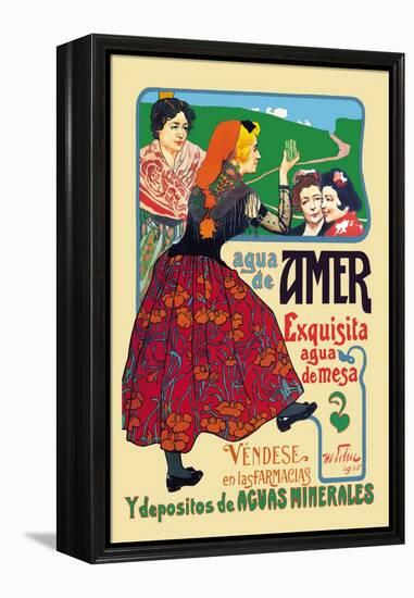 Agua de Amer: Exquisita Agua de Mesa-Mary Wright Jones-Framed Stretched Canvas