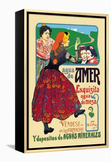 Agua de Amer: Exquisita Agua de Mesa-Mary Wright Jones-Framed Stretched Canvas