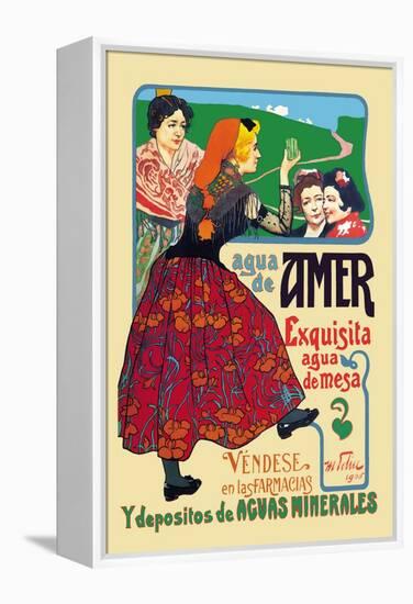 Agua de Amer: Exquisita Agua de Mesa-Mary Wright Jones-Framed Stretched Canvas