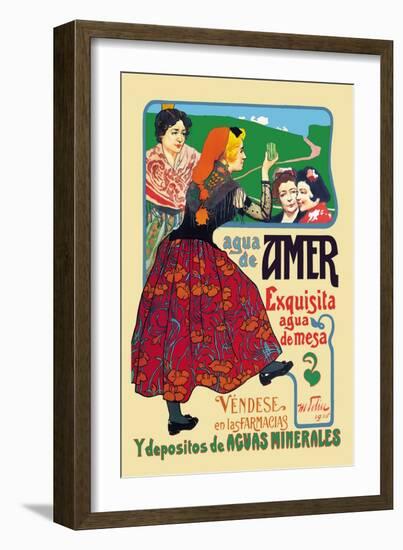 Agua de Amer: Exquisita Agua de Mesa-Mary Wright Jones-Framed Art Print