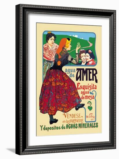 Agua de Amer: Exquisita Agua de Mesa-Mary Wright Jones-Framed Art Print