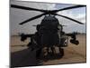 AH-64 Helicopter Sits on the Flight Line at Camp Speicher-Stocktrek Images-Mounted Photographic Print