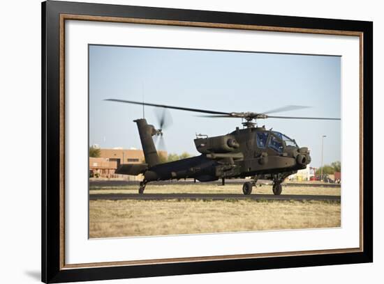 Ah-64D Apache Longbow Taxiing Out to the Launch Pad-Stocktrek Images-Framed Photographic Print