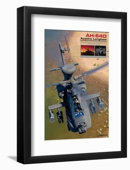 AH-64D Apache Longbow-null-Framed Art Print