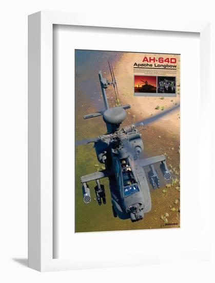 AH-64D Apache Longbow-null-Framed Art Print