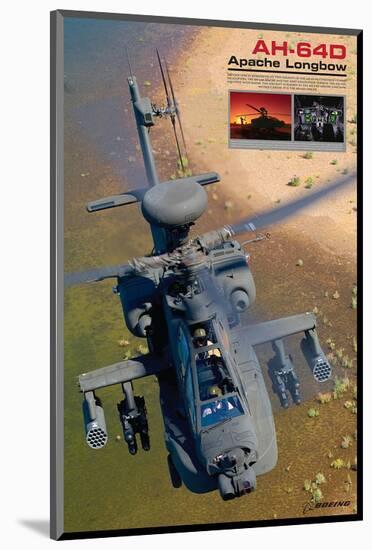 AH-64D Apache Longbow-null-Mounted Art Print