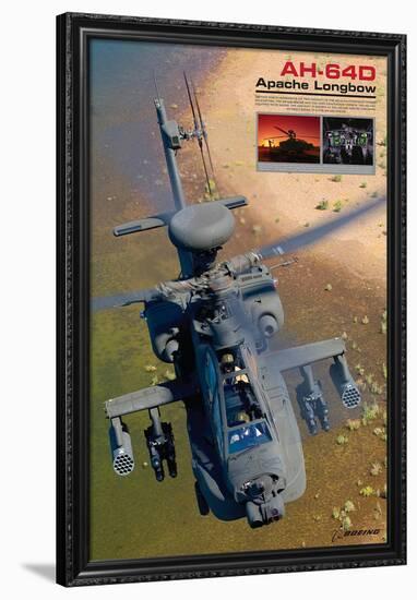 AH-64D Apache Longbow-null-Framed Art Print