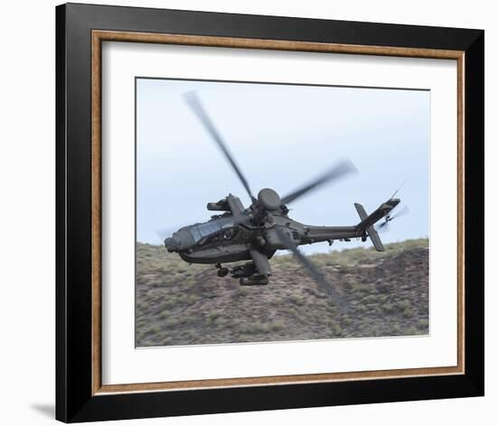 AH-64E Apache helicopter-null-Framed Art Print