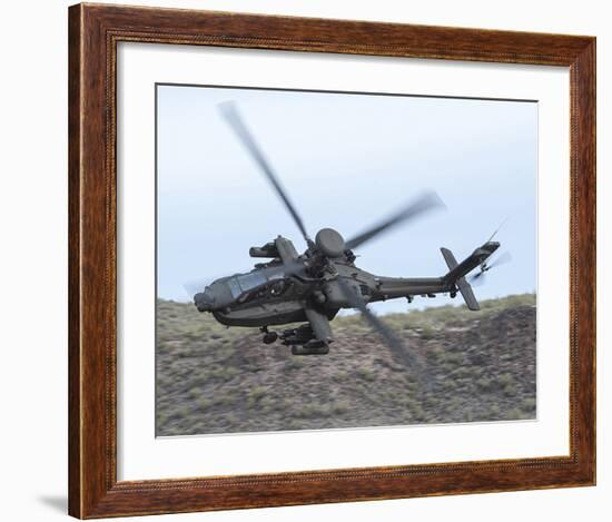 AH-64E Apache helicopter-null-Framed Art Print