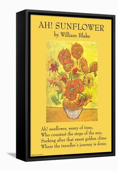 Ah! Sunflower-William Blake-Framed Stretched Canvas