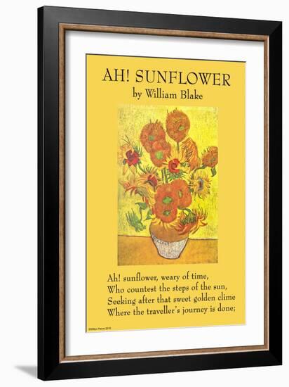 Ah! Sunflower-William Blake-Framed Art Print