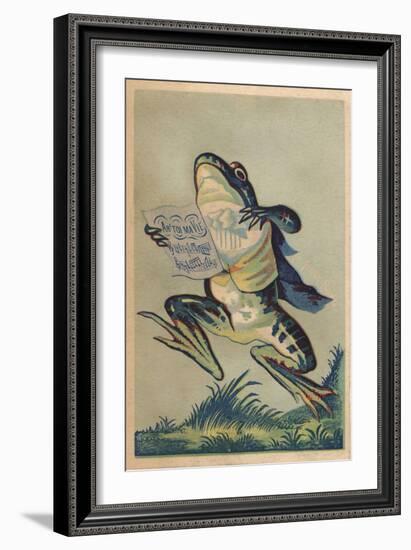 Ah! Toi Ma Vie Postcard-null-Framed Giclee Print