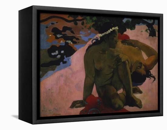 Aha Oe Feii? (Are You Jealous?) 1892-Paul Gauguin-Framed Premier Image Canvas