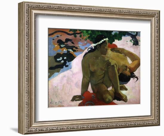 Aha Oe Feii? (Are You Jealous), 1892-Paul Gauguin-Framed Giclee Print