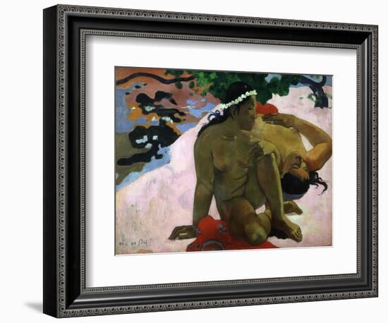 Aha Oe Feii? (Are You Jealous), 1892-Paul Gauguin-Framed Giclee Print