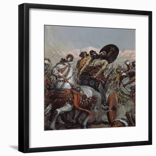 Ahab Pierced by an Arrow-James Jacques Joseph Tissot-Framed Giclee Print