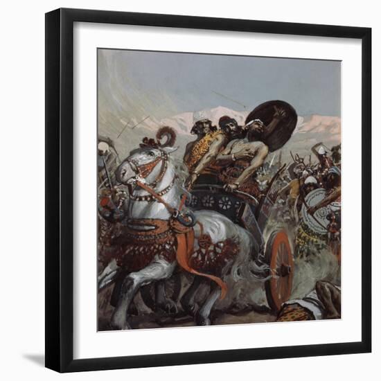 Ahab Pierced by an Arrow-James Jacques Joseph Tissot-Framed Giclee Print