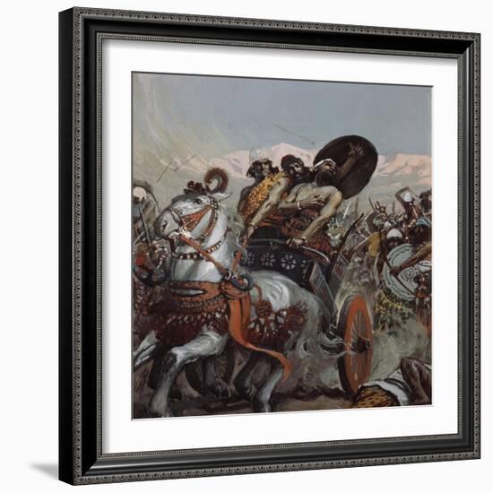 Ahab Pierced by an Arrow-James Jacques Joseph Tissot-Framed Giclee Print