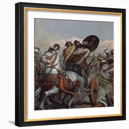 Ahab Pierced by an Arrow-James Jacques Joseph Tissot-Framed Giclee Print