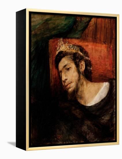 Ahasuerus, 1876 (Oil on Canvas)-Maurycy Gottlieb-Framed Premier Image Canvas