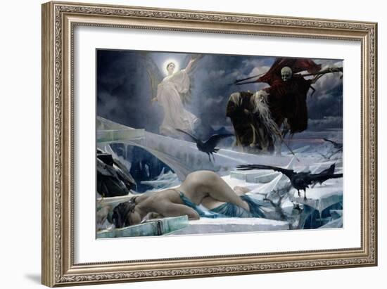 Ahasuerus at the End of the World-Adolph Hiremy-Hirschl-Framed Giclee Print