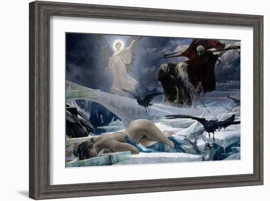 Ahasuerus at the End of the World-Adolph Hiremy-Hirschl-Framed Giclee Print