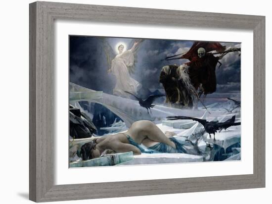 Ahasuerus at the End of the World-Adolph Hiremy-Hirschl-Framed Giclee Print