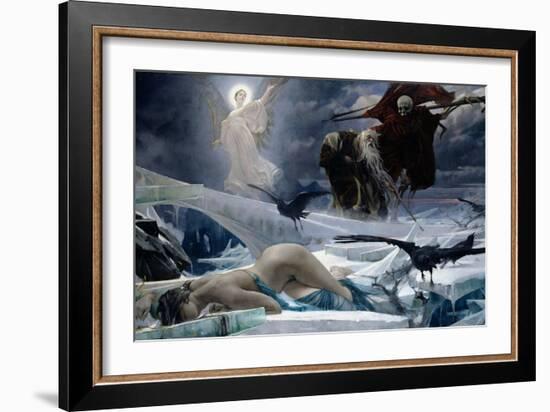 Ahasuerus at the End of the World-Adolph Hiremy-Hirschl-Framed Giclee Print