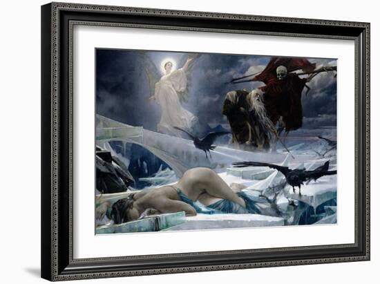 Ahasuerus at the End of the World-Adolph Hiremy-Hirschl-Framed Giclee Print