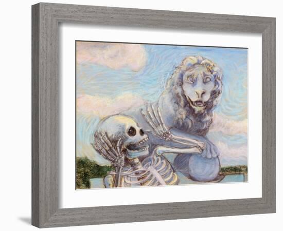 Ahh! Scary!-Marie Marfia-Framed Giclee Print