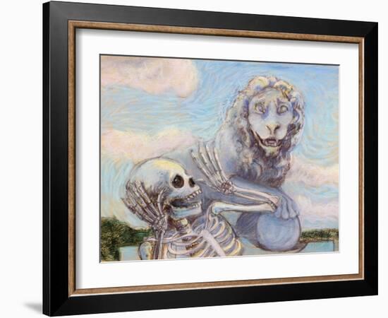 Ahh! Scary!-Marie Marfia-Framed Giclee Print