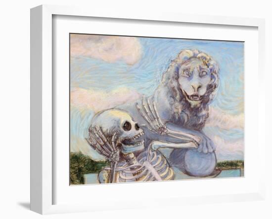 Ahh! Scary!-Marie Marfia-Framed Giclee Print