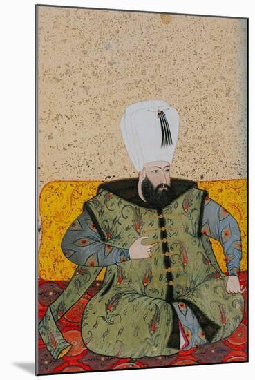 Ahmed I (1590-161), Sultan of the Ottoman Empire, Ca 1705-Abdulcelil Levni-Mounted Giclee Print