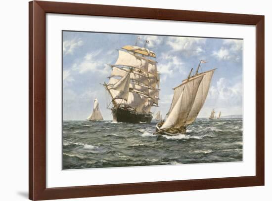 Ahoy!-Montague Dawson-Framed Premium Giclee Print