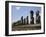 Ahu Tongariki, Unesco World Heritage Site, Easter Island (Rapa Nui), Chile, South America-Michael Snell-Framed Photographic Print