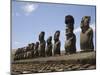 Ahu Tongariki, Unesco World Heritage Site, Easter Island (Rapa Nui), Chile, South America-Michael Snell-Mounted Photographic Print