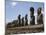 Ahu Tongariki, Unesco World Heritage Site, Easter Island (Rapa Nui), Chile, South America-Michael Snell-Mounted Photographic Print