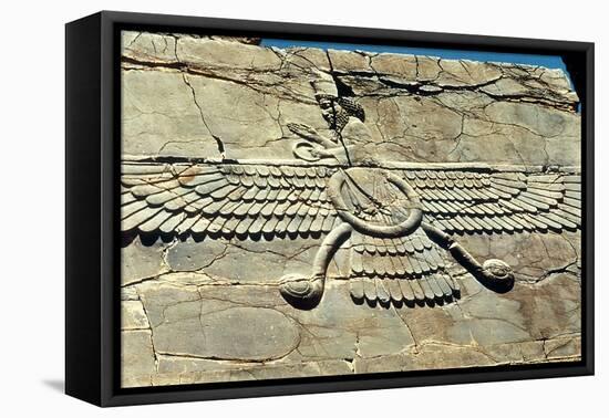 Ahura Mazda, Persepolis, C500 Bc-null-Framed Premier Image Canvas