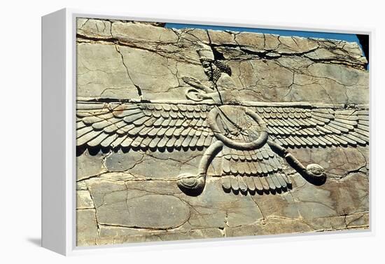 Ahura Mazda, Persepolis, C500 Bc-null-Framed Premier Image Canvas