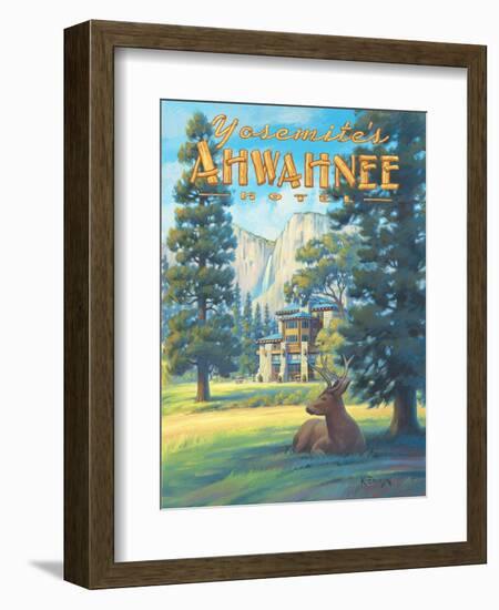 Ahwahnee Hotel-Kerne Erickson-Framed Art Print