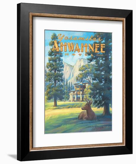 Ahwahnee Hotel-Kerne Erickson-Framed Art Print