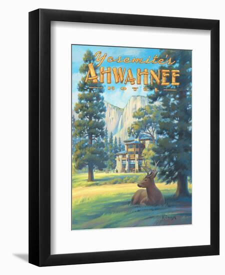 Ahwahnee Hotel-Kerne Erickson-Framed Art Print