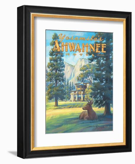 Ahwahnee Hotel-Kerne Erickson-Framed Art Print