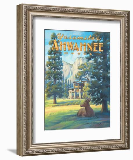 Ahwahnee Hotel-Kerne Erickson-Framed Premium Giclee Print