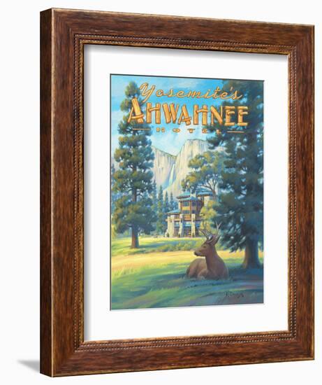 Ahwahnee Hotel-Kerne Erickson-Framed Premium Giclee Print